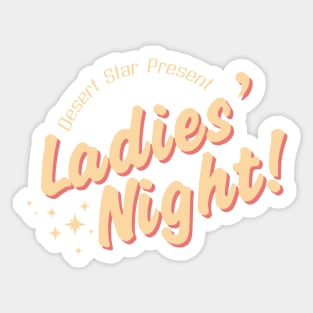 Ladies Night Sticker